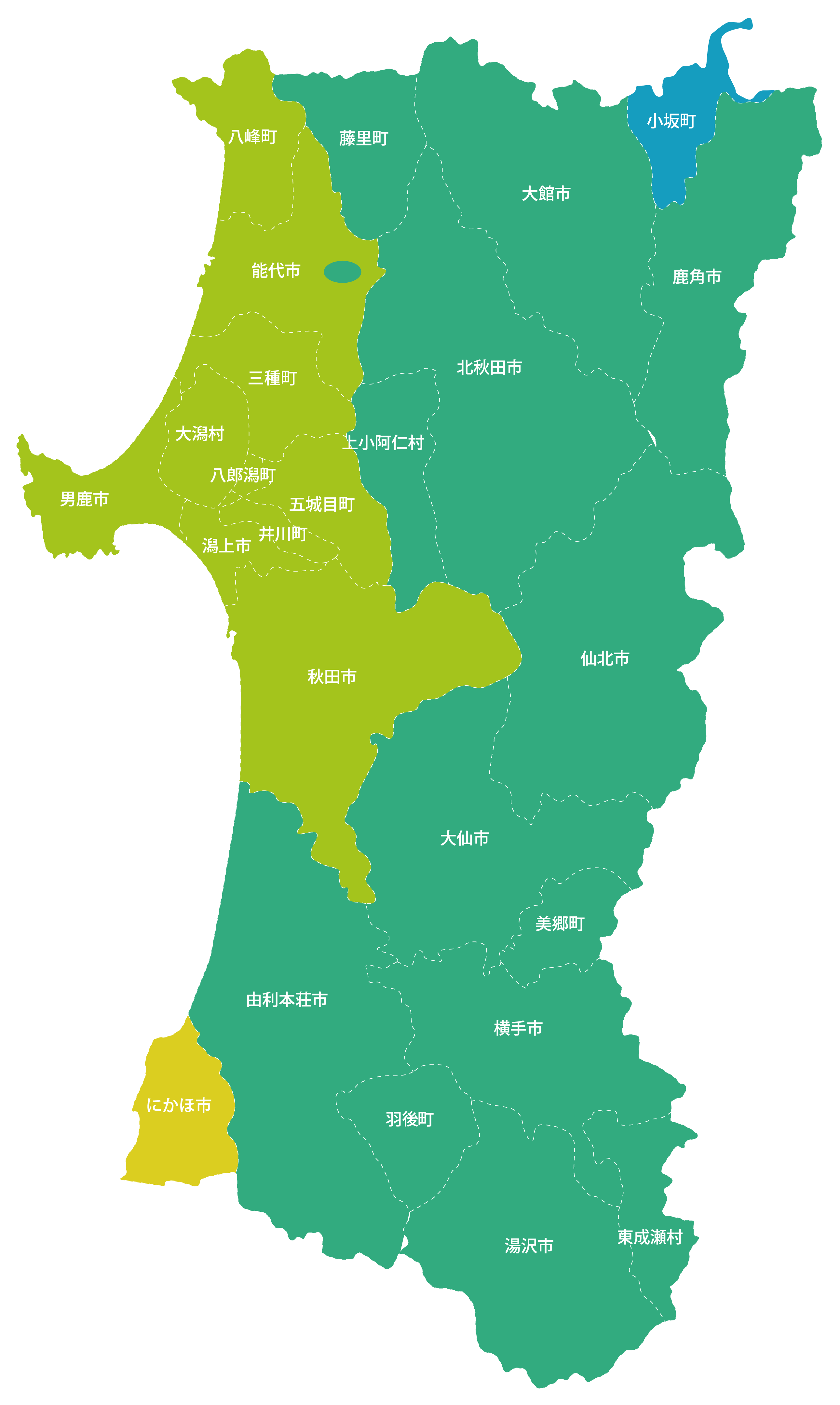秋田県の省エネ区域区分