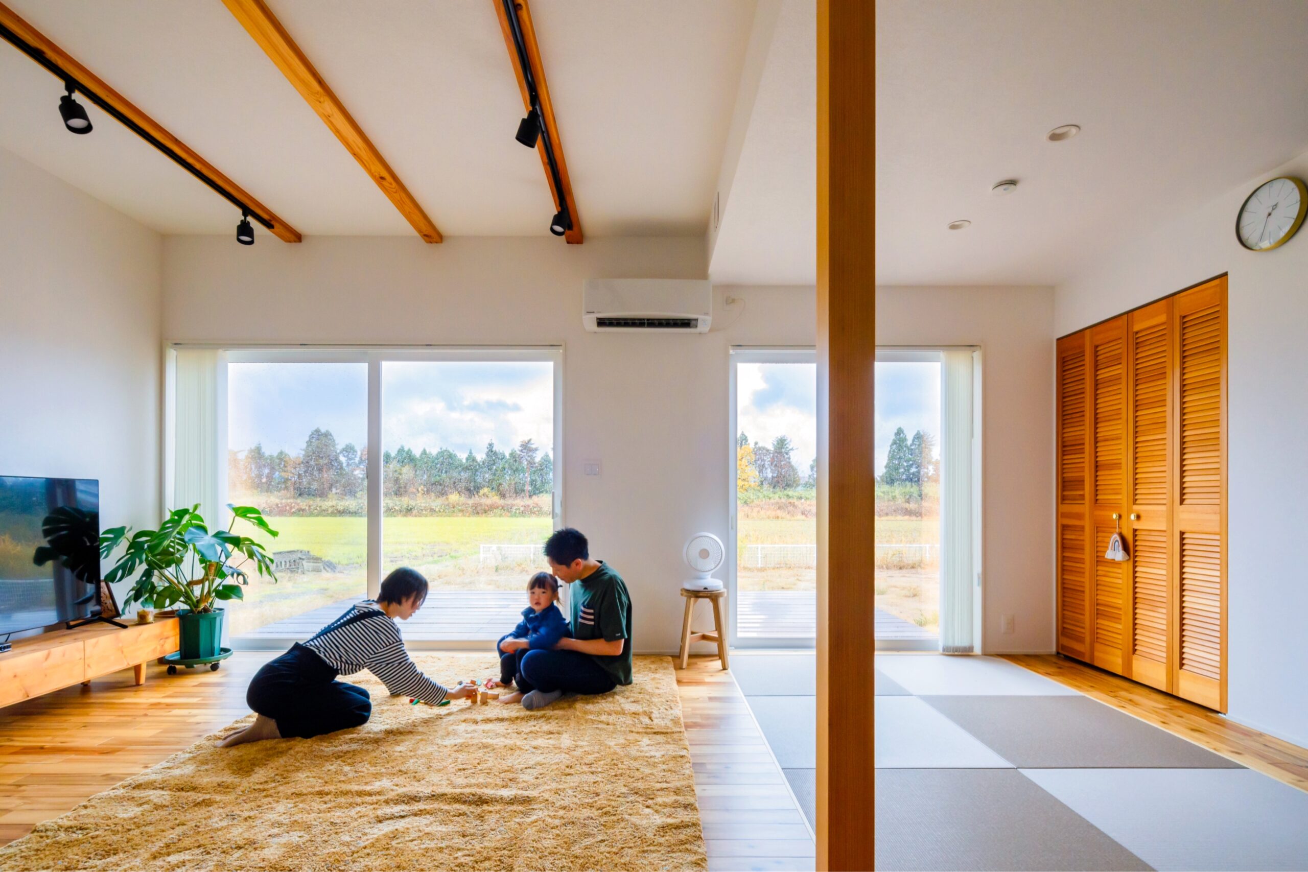 平屋で子育て楽動線